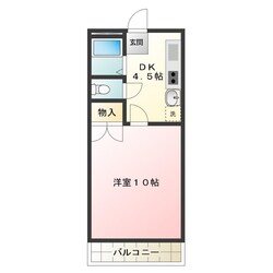中田駅 徒歩8分 3階の物件間取画像